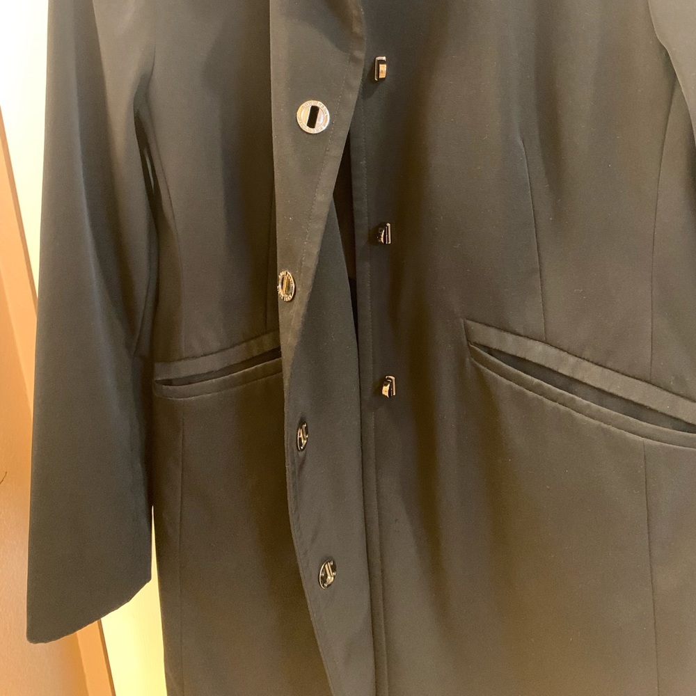 Anne Klein Coat black water resistant size PM - Picture 7 of 8